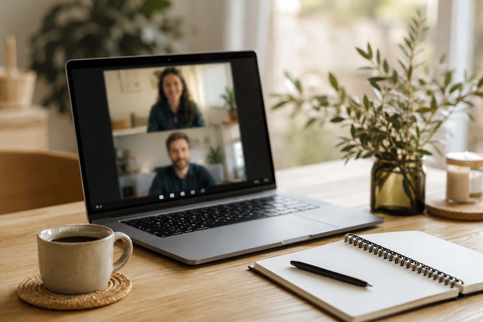 Rendez-vous en visio pour un projet de site web, accompagnement à distance en France, Suisse et Belgique